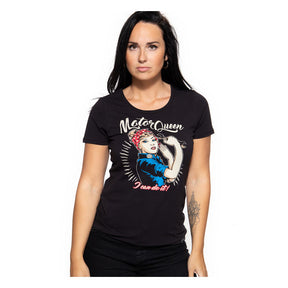 Queen Kerosin I Can Do It T Shirt Black T-Shirt King Kerosin