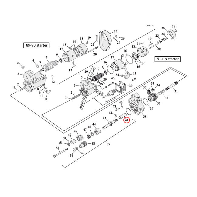 Coupling, Starter Motor To Starter Shaft Extension Starter Gears Mcs