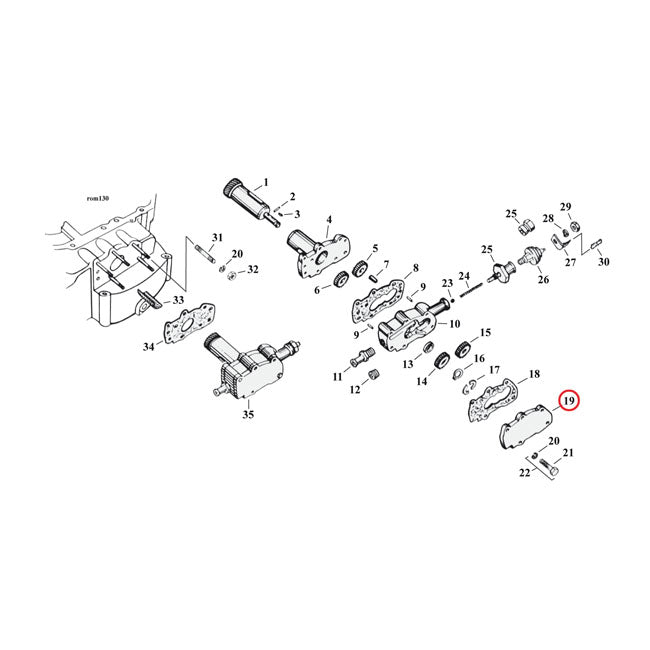 Cover, Outer Oil Pump Body Oil Pump Parts Mcs