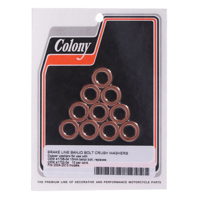 10mm brake seal washer BRAKE SEAL WASHERS Colony