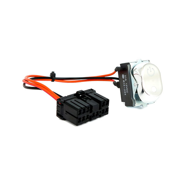Rocker Switch Kit, Inner Fairing. Acc. Chrome Switches Universal Mcs