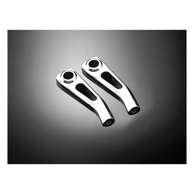 Tech Glide Risers For 1" (25,4mm) Bars. 6" Rise. Chrome Risers Mcs