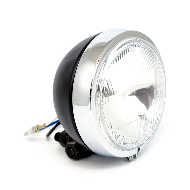 Highway Hawk, 4-1/2" 55W spotlamp. Black with chrome ring SPOTLIGHTS Highway Hawk