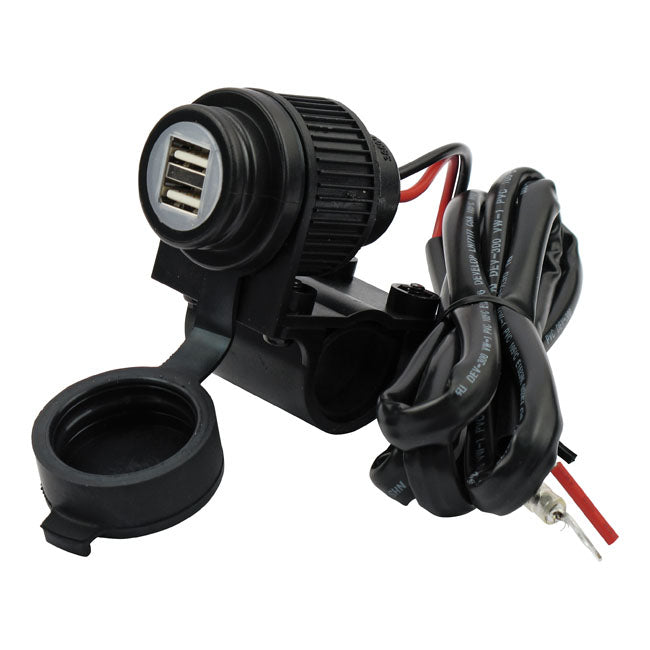 Handlebar mounted USB charger CHARGERS Mcs