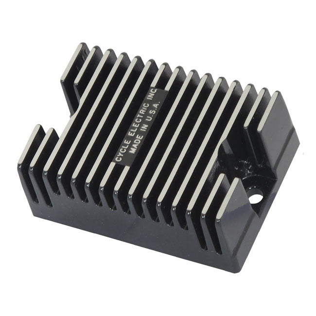 Cycle Electric, voltage regulator/rectifier. Black REGULATORS Cycle Electric Inc