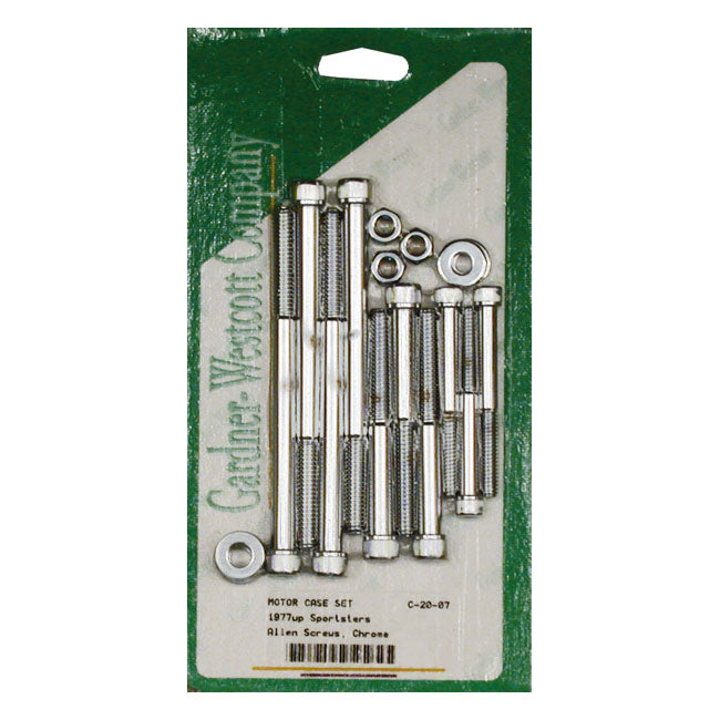 Crankcase Bolt Kit, Allen Crankcase Bolt Kits Gardner Westcott