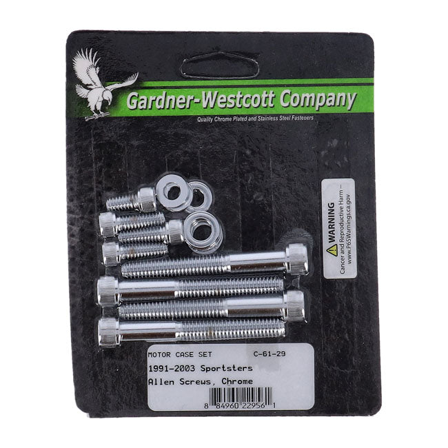 Crankcase Bolt Kit, Allen Crankcase Bolt Kits Gardner Westcott