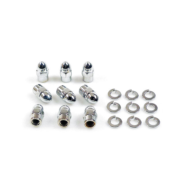 Gw, Transmission Side Cover Screw Kit. Chrome Acorn Transmission Side Cover Screw Kits Gardner Westcott
