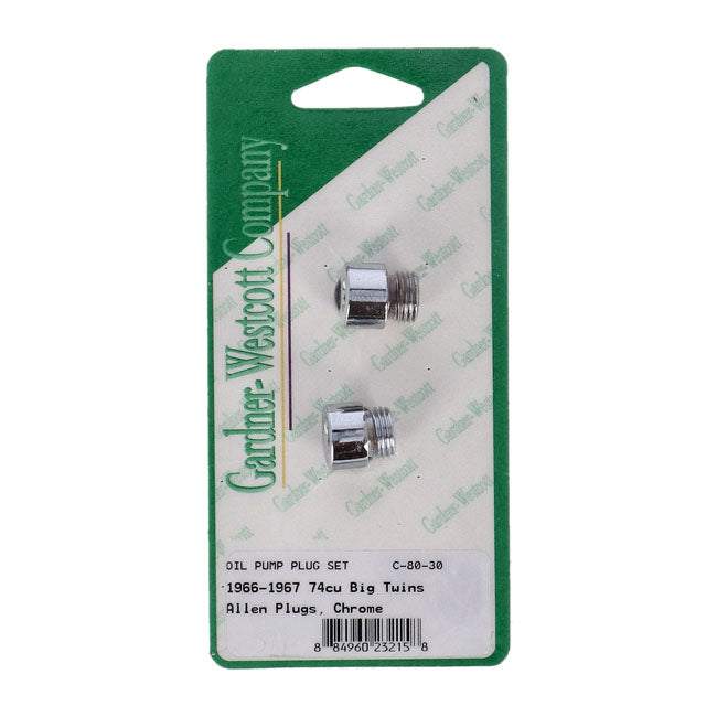 Oil Pump & Crankcase Plug Set, Allen Crankcase Plug Sets Gardner Westcott