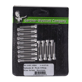 Gw, Panhead Rocker Cover Screw Kit. Ss Allen. Long Rocker Box Bolt Kits Gardner Westcott