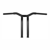 Burly, Dominator raked 1-1/4" T-bar 14" rise. Gloss black HANDLEBARS Burly Brand