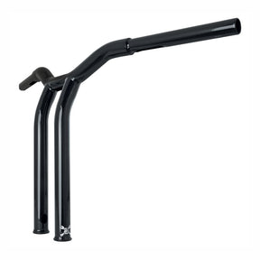 Burly, Dominator raked 1-1/4" T-bar 14" rise. Gloss black HANDLEBARS Burly Brand