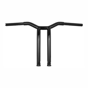 Burly, Dominator raked 1-1/4" T-bar 14" rise. Gloss black HANDLEBARS Burly Brand