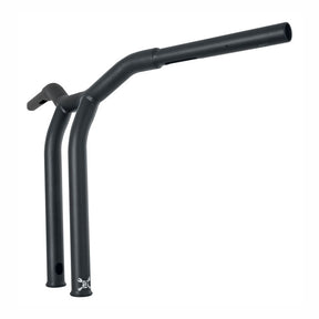 Burly, Dominator raked 1-1/4" T-bar 14" rise. Matte black HANDLEBARS Burly Brand