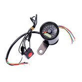 Stoker, Electronic Speedometer 48mm. Black, Black Face Speedometers Mcs