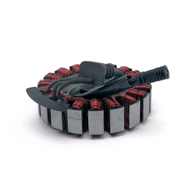 Mcs Alternator Stator, Unmolded. 3 Phase 40 A - 18-24 Softail & 17-24 Touring Alternator Stators Mcs