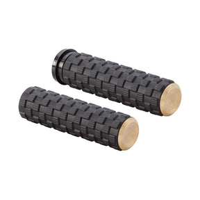 Airtrax Grips Dual-Cable, Brass Grips Arlen Ness