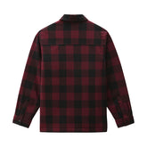 Dickies Lined Sacramento Shirt, Maroon Shirt Dickies S