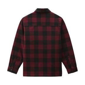 Dickies Lined Sacramento Shirt, Maroon Shirt Dickies S