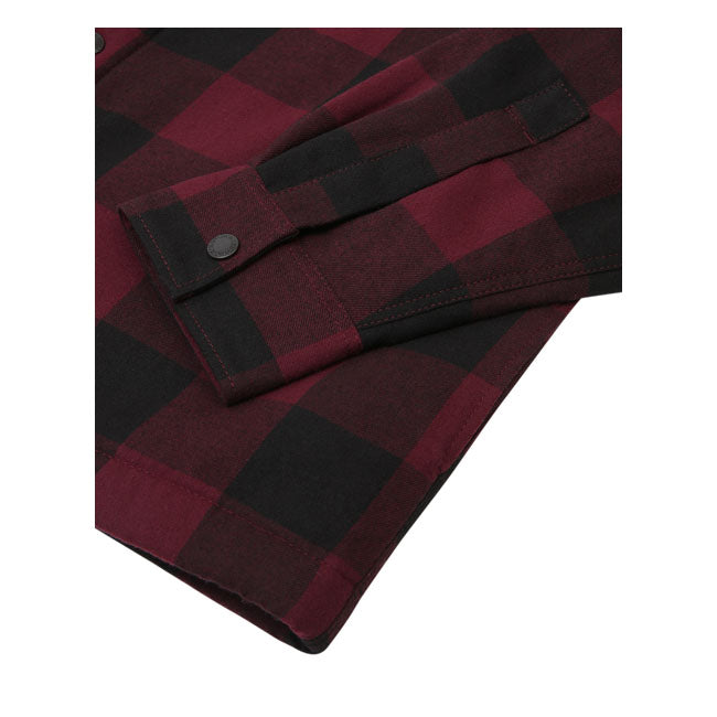 Dickies Lined Sacramento Shirt, Maroon Shirt Dickies