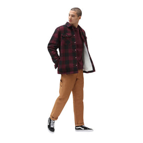 Dickies Lined Sacramento Shirt, Maroon Shirt Dickies