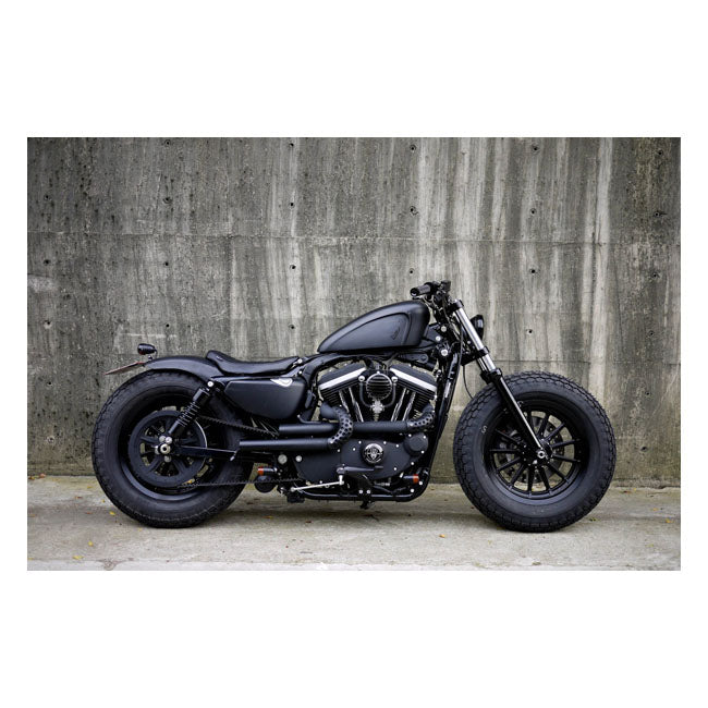 Rough Crafts Gas Tank, Raw Steel - 04-06 XL Sportster Gastanks Rough Crafts