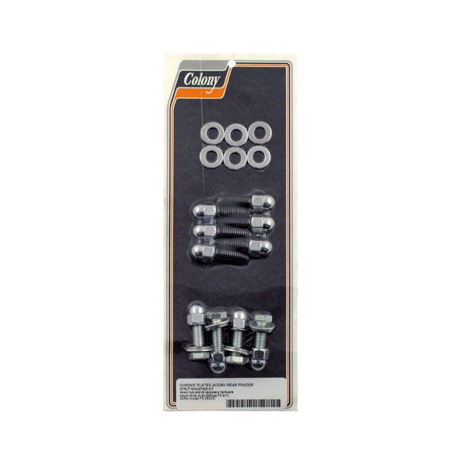 Colony, fender strut mount kit. Chrome FENDER STRUT MOUNT KITS Colony