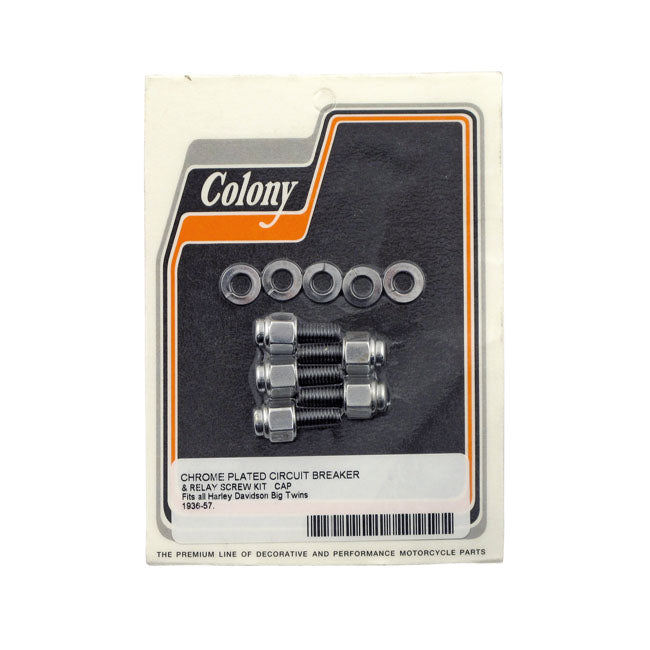 Colony, circuit breaker screw kit. Cap style CIRCUIT BREAKERS Colony