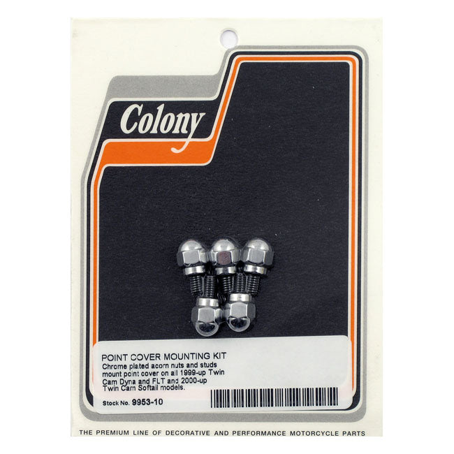 Colony, point cover mount kit. Acorn, chrome POINT COVERS MOUNT KITS Colony