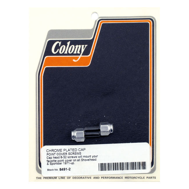 Colony, point cover mount kit. Cap style, chrome POINT COVERS MOUNT KITS Colony