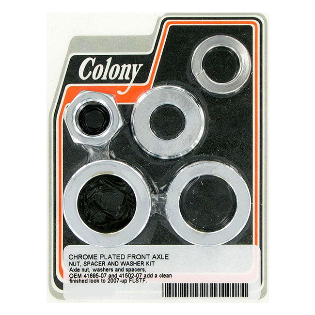 Colony Spacer Kit Frt 07 17 Flstf Wheel Axles Spacers Colony