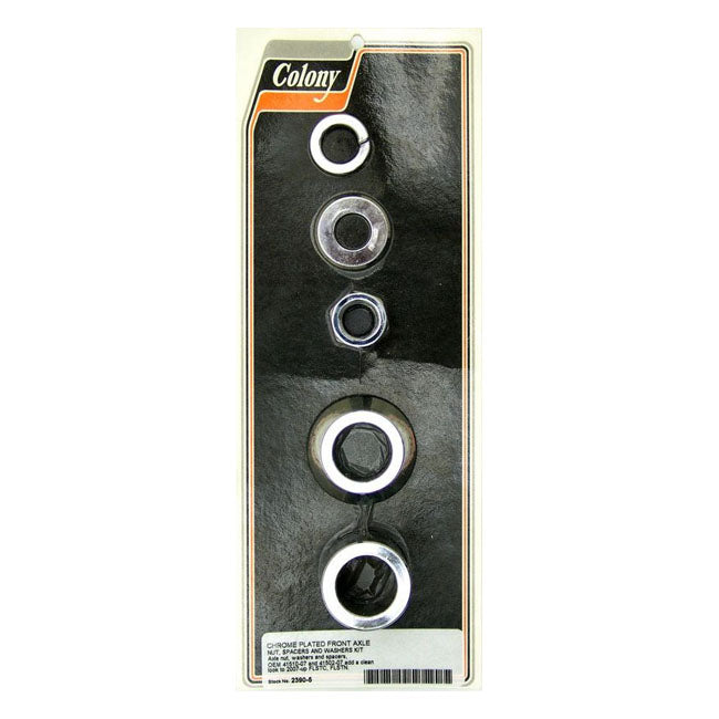 Colony Spacer Kit Frt 07 17 Flstc Wheel Axles Spacers Colony