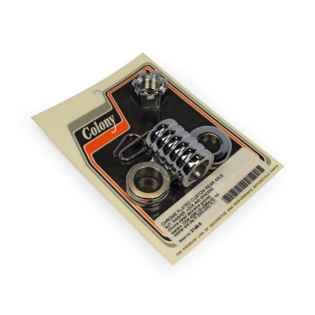 Colony axle spacer kit rear, grooved WHEEL AXLES SPACERS Colony