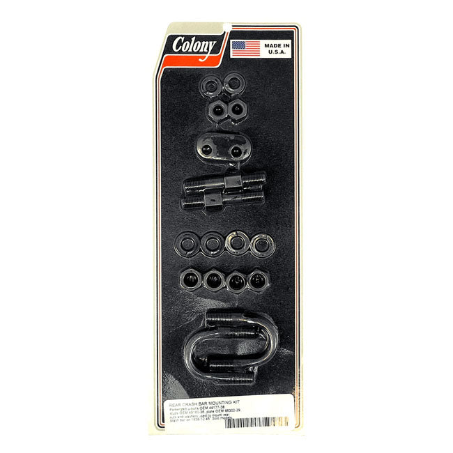 Colony, engine guard U-bolt mount kit. Rear HIGHWAY BARS Colony