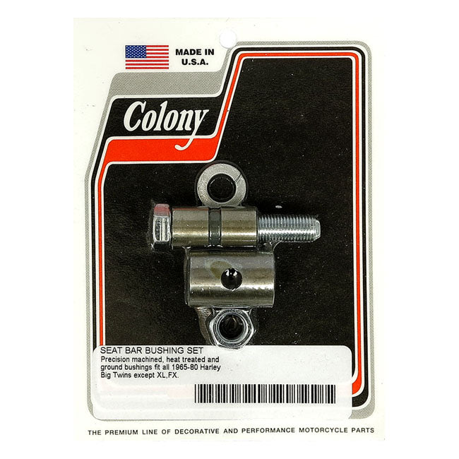 Colony, T-bar bushing kit. Zinc SEAT MOUNT PARTS Colony