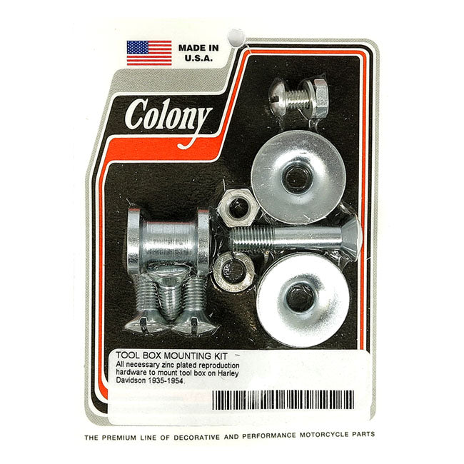 Colony, 35-54 tool box mount kit. Zinc TOOL BOXES Colony