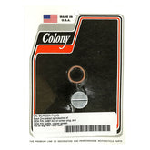 Colony, OEM style slotted plug oil screen crankcase. Zinc LOWER END MISC Colony
