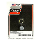 Colony, OEM style slotted plug oil screen crankcase. Zinc LOWER END MISC Colony