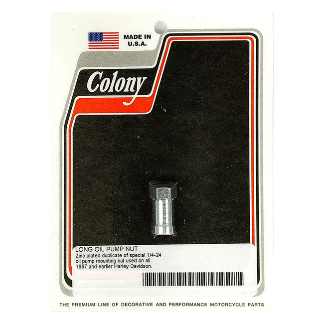 Colony oil pump nut, early style OIL PUMP PARTS Colony