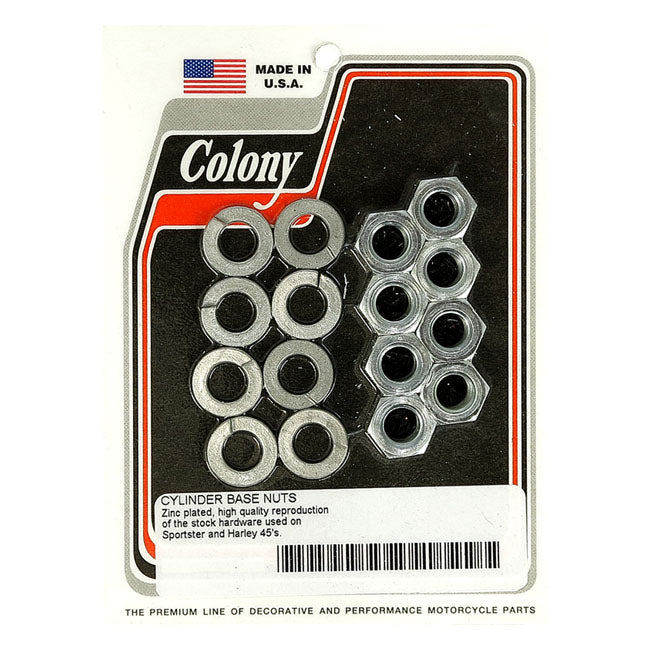 Colony cyl base nut kit CYLINDER BASE NUT KITS Colony