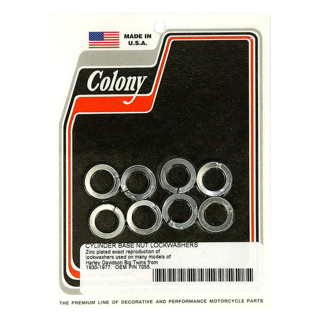 Colony cyl base lockwashers CYLINDER BASE SPACERS Colony