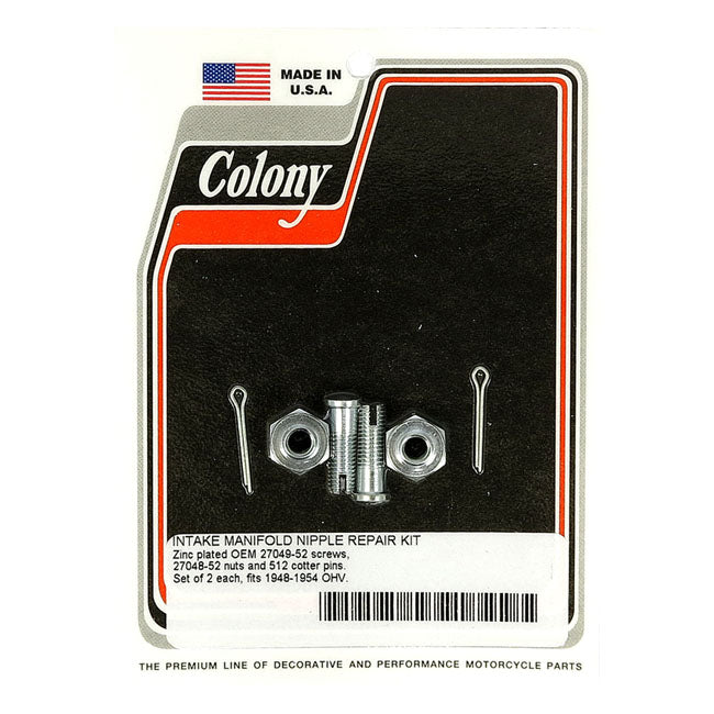 Colony inlet nipple repair kit MANIFOLD PARTS/GASKETS Colony