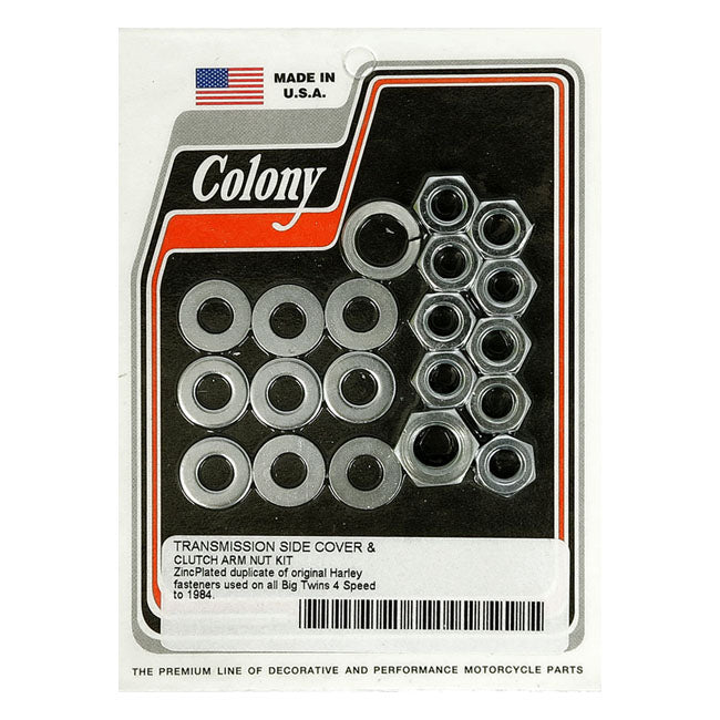 Colony transm side cover mount, hex TRANSMISSION MOUNT KITS Colony