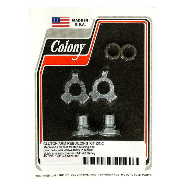 Colony, clutch arm rebuild kit. Zinc CLUTCH RELEASE KITS Colony