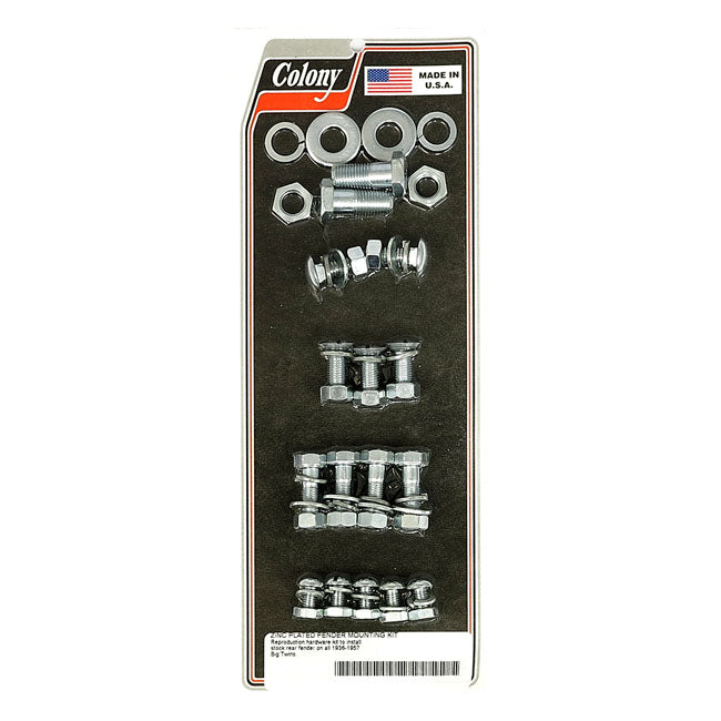Colony, rear fender mount kit. Zinc FENDER MOUNT KITS Colony