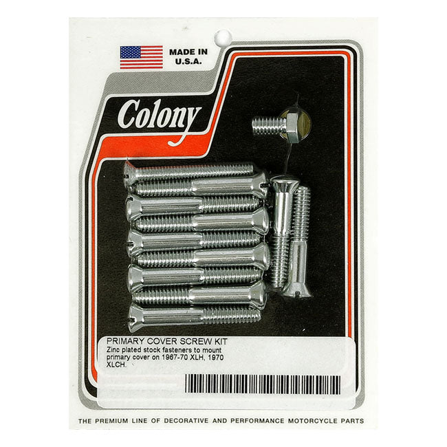 Colony primary mount kit slotted head, zinc PRIMARY MOUNT KITS Colony