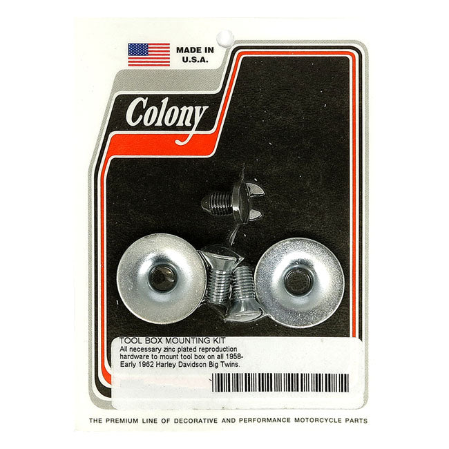 Colony, 58-E62 tool box mount kit. Zinc TOOL BOXES Colony