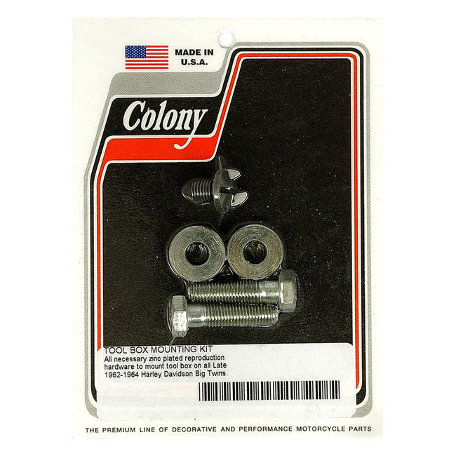 Colony, L62-64 tool box mount kit. Zinc TOOL BOXES Colony
