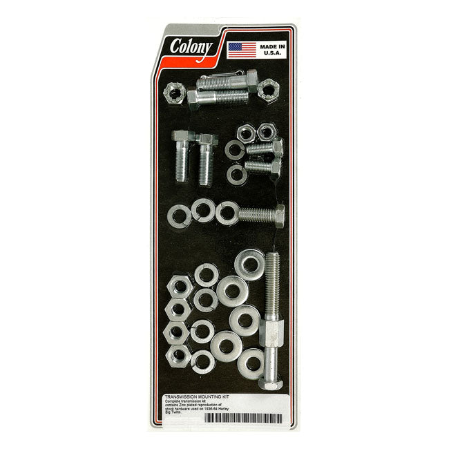 Colony, transmission mount kit. Zinc TRANSMISSION MOUNT KITS Colony