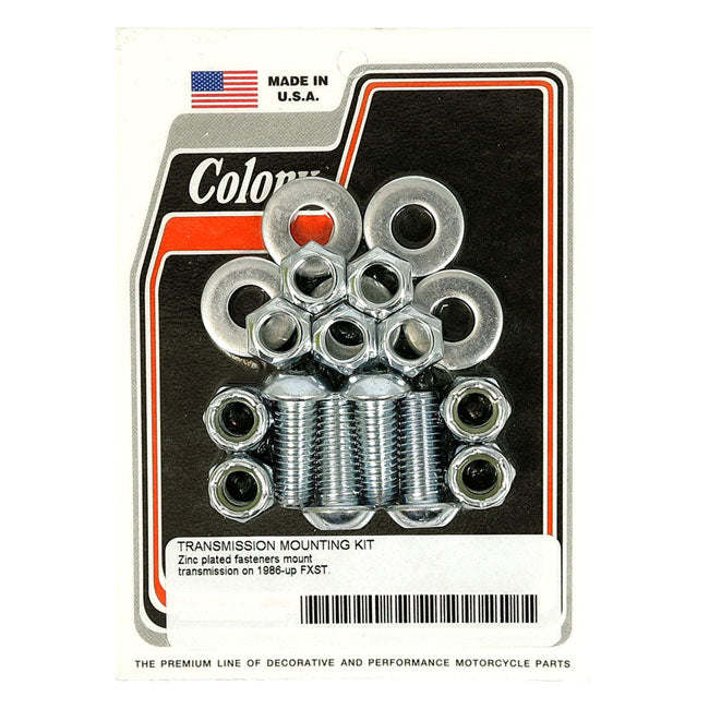 Colony, transmission mount kit. Zinc TRANSMISSION MOUNT KITS Colony